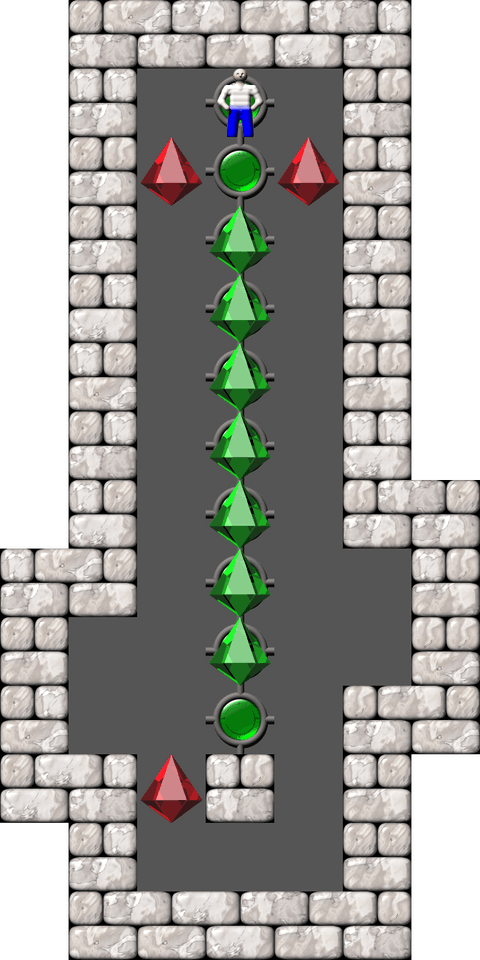 Sokoban Fibonacci Challenge level 6